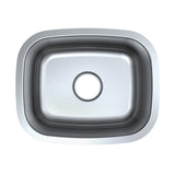 Loft 18.5-Inch Stainless Steel Single Bowl Undermount Kitchen Sink