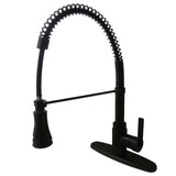 Continental Single-Handle 1-or-3 Hole Deck Mount Pre-Rinse Kitchen Faucet
