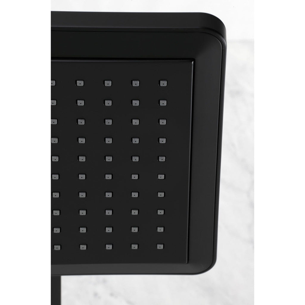 Shower Scape 9-5/8-Inch Square Raindrop ABS Shower Head with 15-3/4-Inch Shower Arm