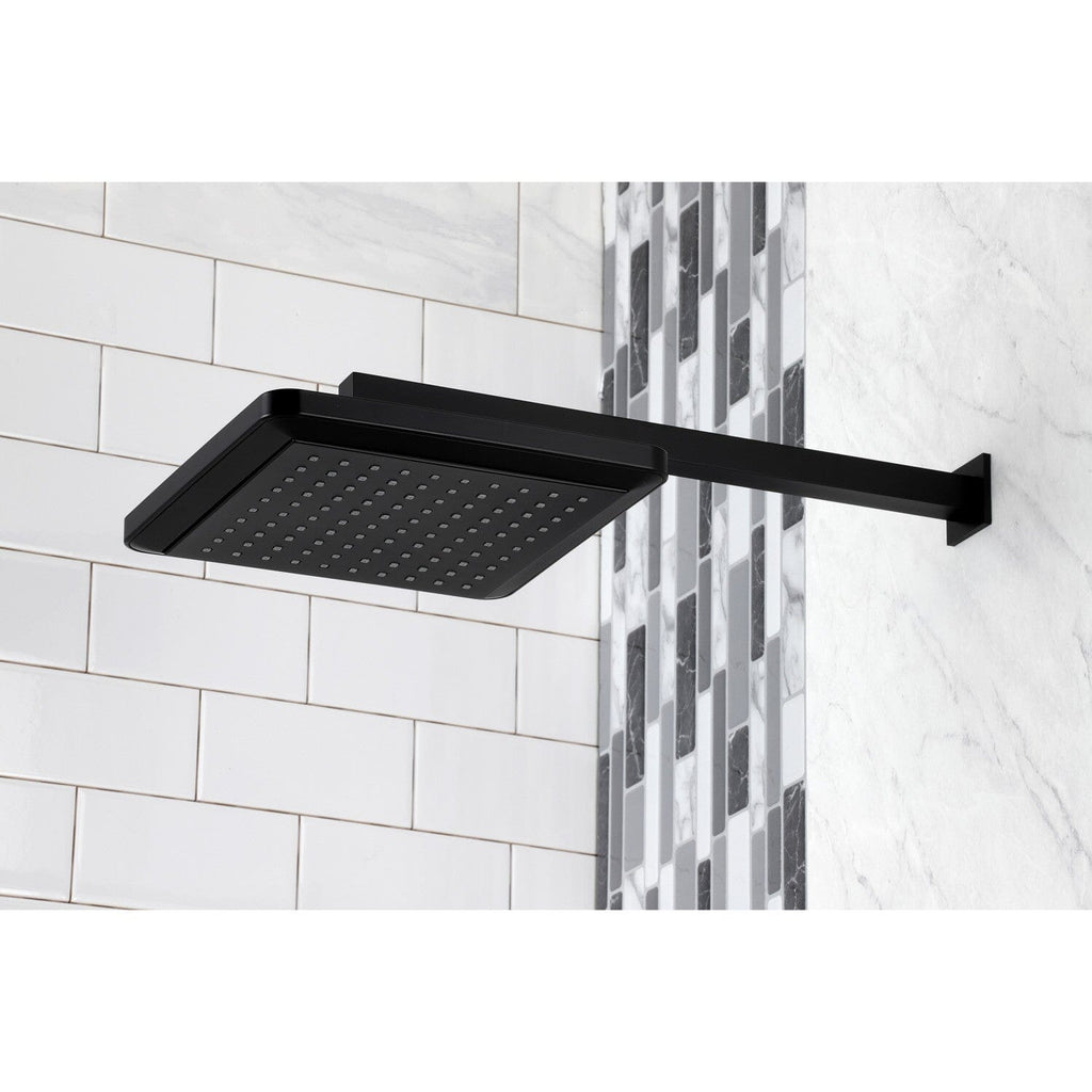 Shower Scape 9-5/8-Inch Square Raindrop ABS Shower Head with 15-3/4-Inch Shower Arm