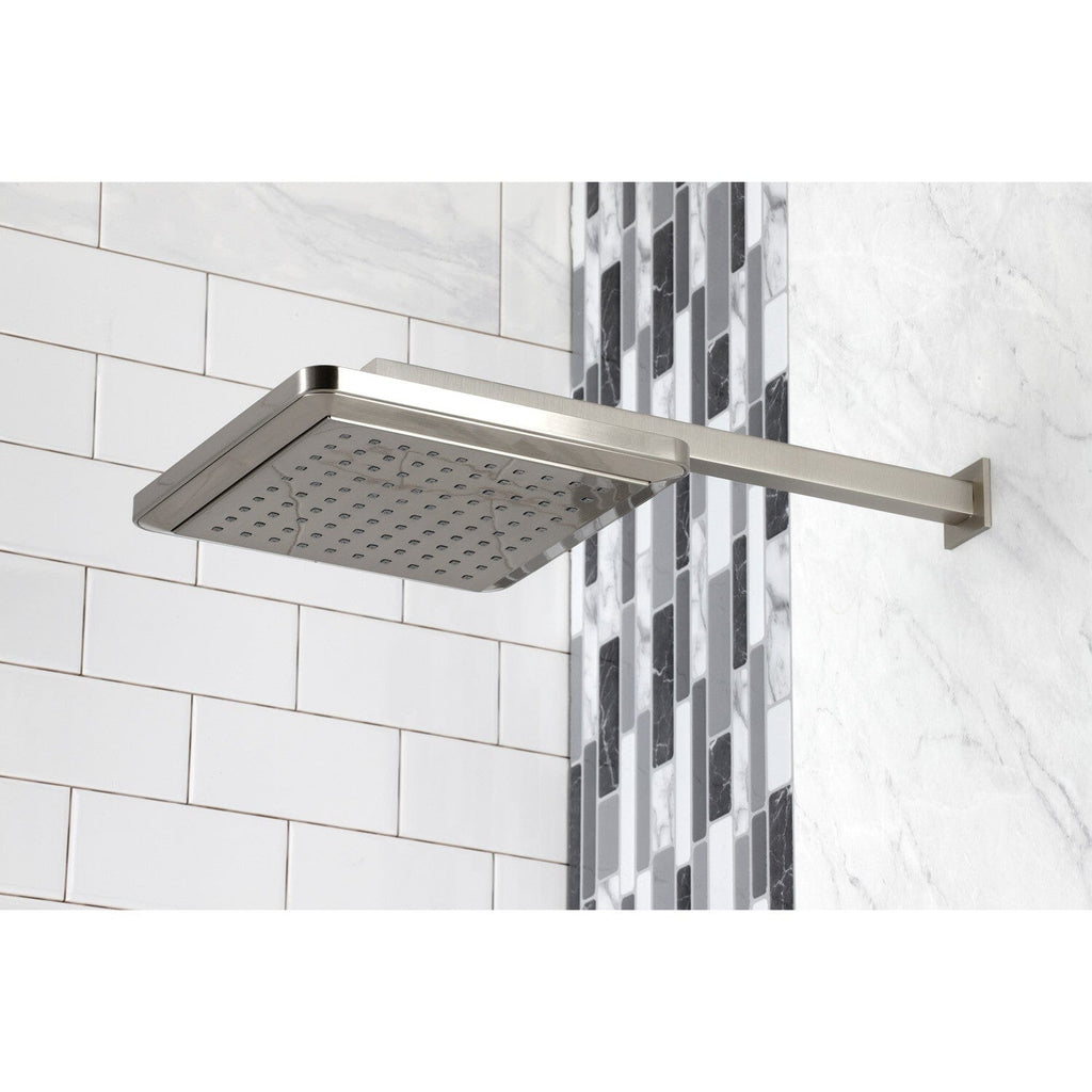 Shower Scape 9-5/8-Inch Square Raindrop ABS Shower Head with 15-3/4-Inch Shower Arm