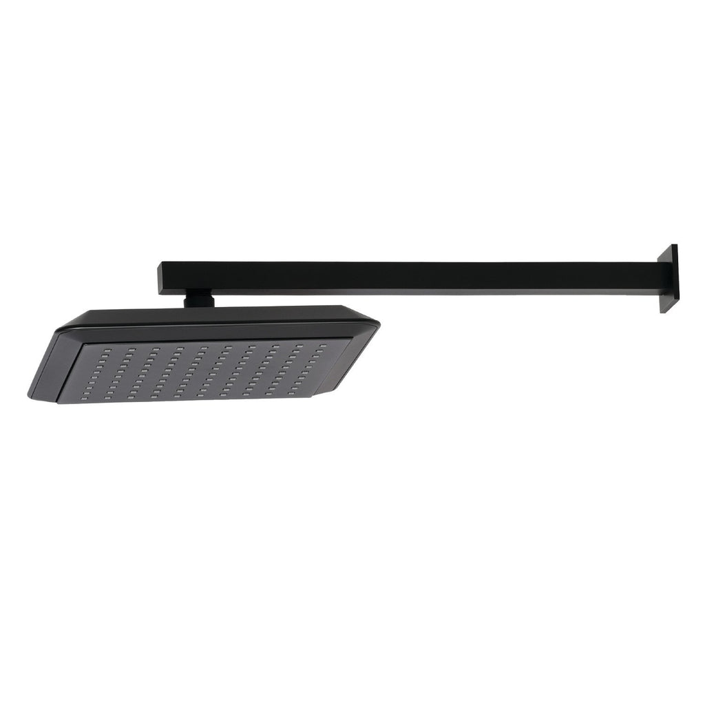 Claremont 9-5/8 Inch Square Raindrop ABS Shower Head with 15-3/4 Inch Shower Arm