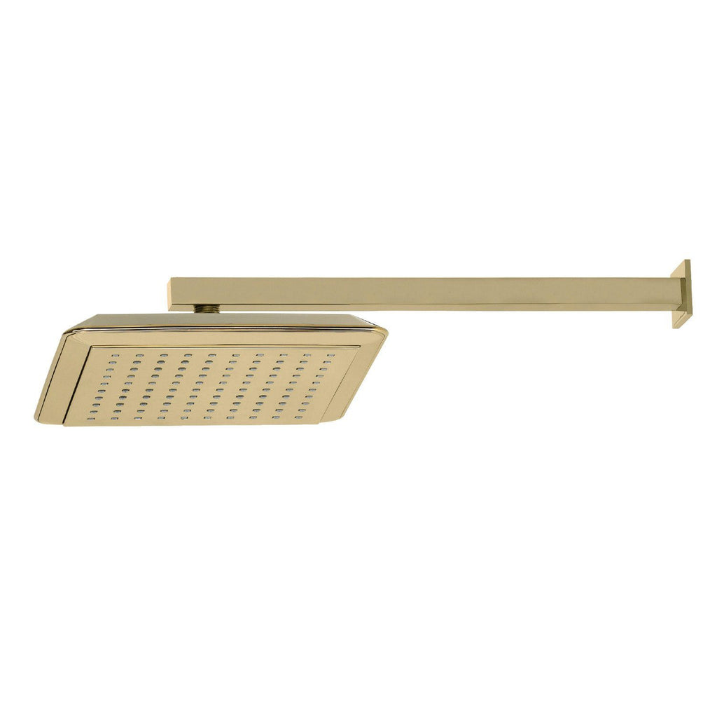 Claremont 9-5/8 Inch Square Raindrop ABS Shower Head with 15-3/4 Inch Shower Arm