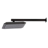 Claremont 9-5/8 Inch Square Raindrop ABS Shower Head with 15-3/4 Inch Shower Arm