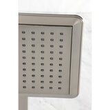 Claremont 9-5/8 Inch Square Raindrop ABS Shower Head with 15-3/4 Inch Shower Arm