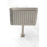 Claremont 9-5/8 Inch Square Raindrop ABS Shower Head with 15-3/4 Inch Shower Arm
