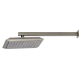 Claremont 9-5/8 Inch Square Raindrop ABS Shower Head with 15-3/4 Inch Shower Arm