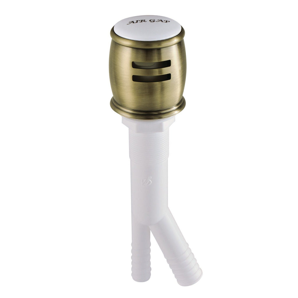 Heritage Dishwasher Air Gap with Brass Cover