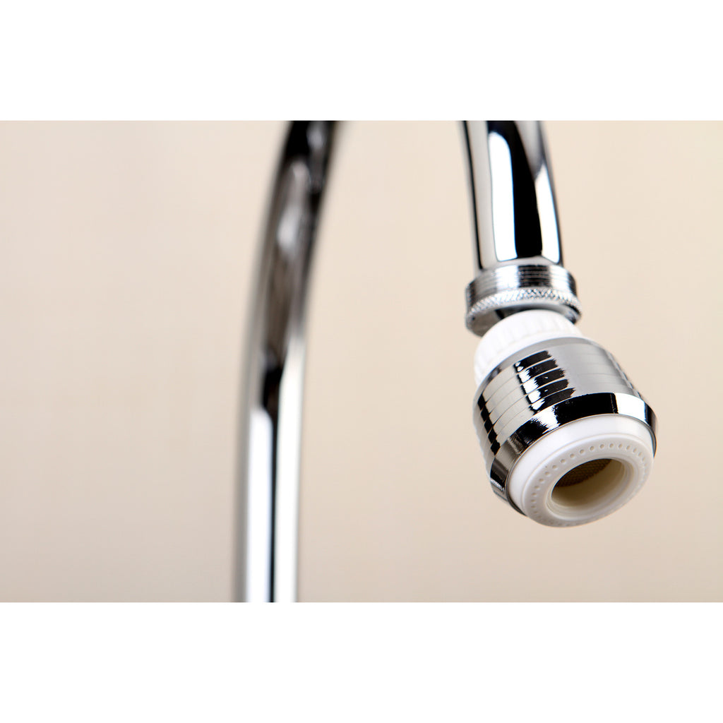 Complement Swivel Kitchen Aerator with Brass Ball Joint