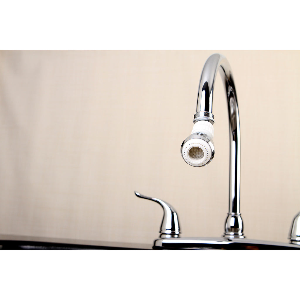 Complement Double Swivel Kitchen Aerator with Brass Ball Joint