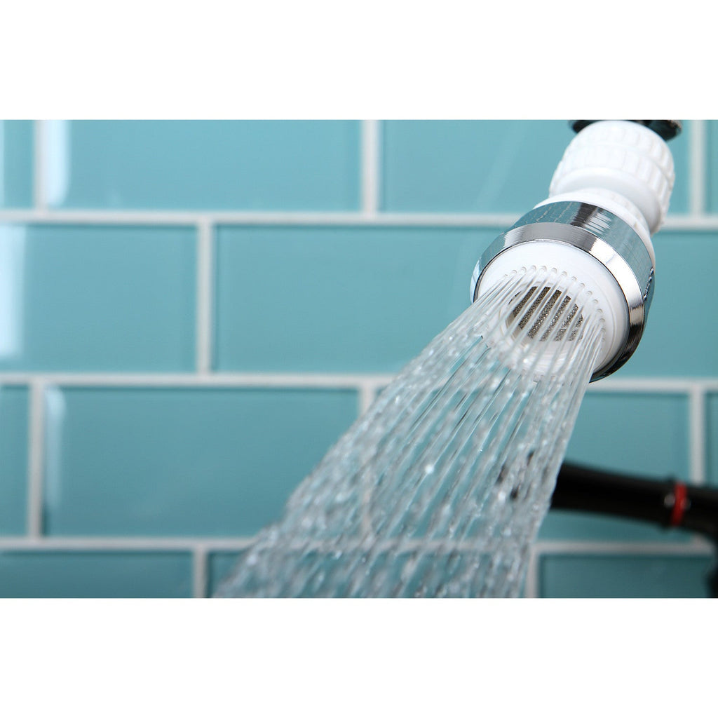 Complement Double Swivel Kitchen Aerator with Brass Ball Joint