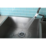 Complement Double Swivel Kitchen Aerator with Brass Ball Joint