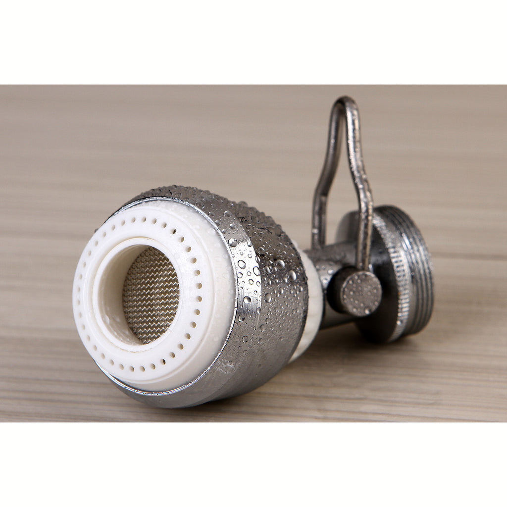 Complement 2.0 GPM Swivel Kitchen Aerator With Handley Lever Pause Stop Valve