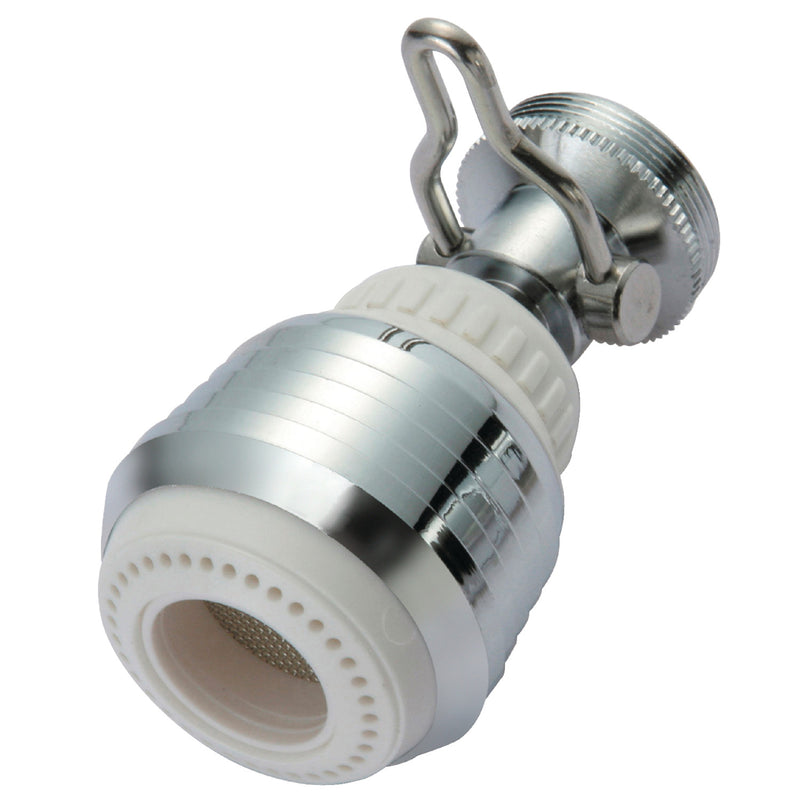 Complement 2.0 GPM Swivel Kitchen Aerator With Handley Lever Pause Stop Valve