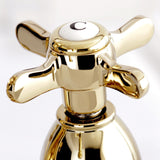 Essex Double-Handle 3-Hole Deck Mount 4-Inch Centerset Bathroom Faucet with Pop-Up Drain
