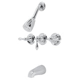 American Classic Triple-Handle Tub and Shower Faucet