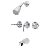 Magellan Triple-Handle Tub and Shower Faucet