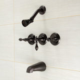 American Classic Triple-Handle Tub and Shower Faucet