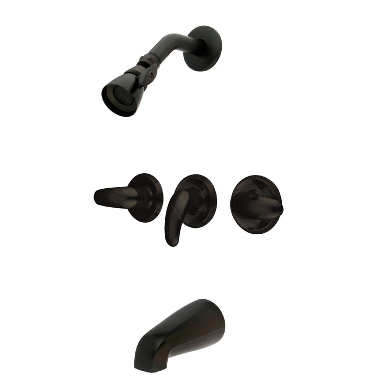 Legacy Triple-Handle Tub and Shower Faucet