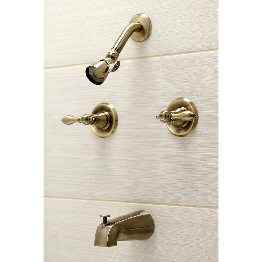 American Classic Double-Handle Tub and Shower Faucet
