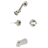 Victorian Double-Handle Tub and Shower Faucet