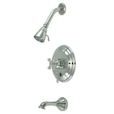 Restoration Single-Handle 3-Hole Wall Mount Tub and Shower Faucet