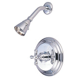 Restoration Single-Handle 2-Hole Wall Mount Shower Faucet