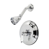 Restoration Single-Handle 2-Hole Wall Mount Shower Faucet