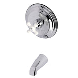 Vintage Single-Handle 2-Hole Wall Mount Tub and Shower Faucet Tub Only