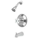 Restoration Single-Handle 3-Hole Wall Mount Tub and Shower Faucet