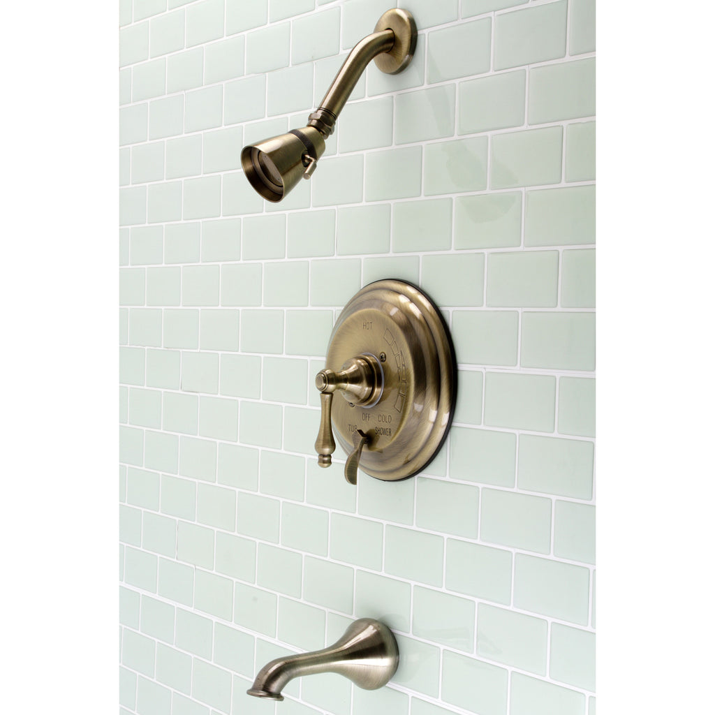 Restoration Single-Handle Pressure Balanced Tub and Shower Faucet