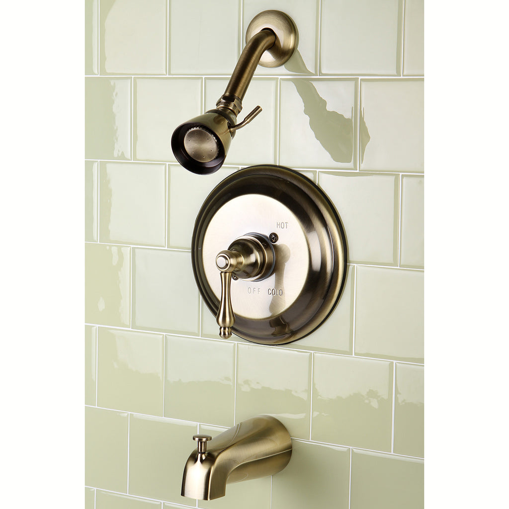 Restoration Single-Handle Pressure Balanced Tub and Shower Faucet