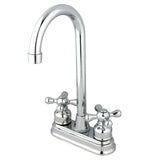 Two-Handle 2-Hole Deck Mount Bar Faucet