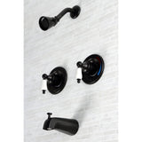 Vintage Double-Handle Pressure Balanced Tub and Shower Faucet