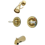 Vintage Double-Handle Pressure Balanced Tub and Shower Faucet