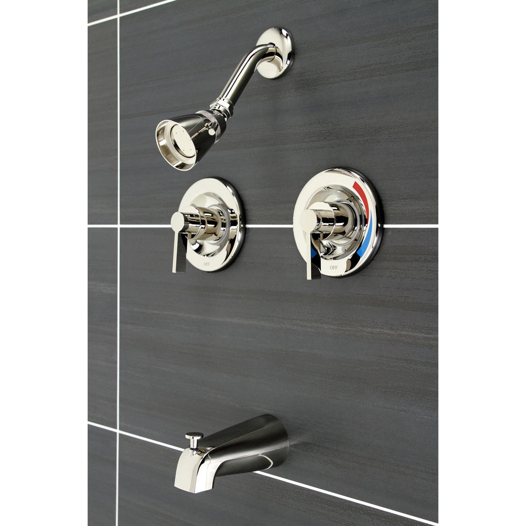 NuvoFusion Double-Handle Pressure Balanced Tub and Shower Faucet