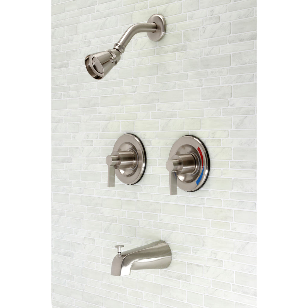 NuvoFusion Double-Handle Pressure Balanced Tub and Shower Faucet