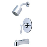 Century Single-Handle 3-Hole Wall Mount Tub and Shower Faucet