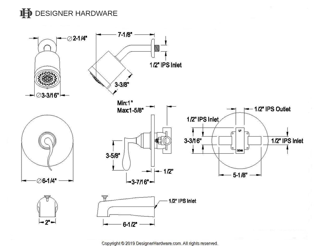 Century Single-Handle Pressure Balanced Tub and Shower Faucet