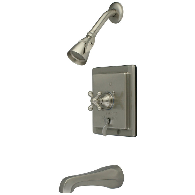 English Vintage Single-Handle Pressure Balanced Tub and Shower Faucet