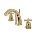 Millennium Two-Handle 3-Hole Deck Mount Widespread Bathroom Faucet with Retail Pop-Up Drain