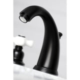 Victorian Two-Handle 3-Hole Deck Mount Widespread Bathroom Faucet with Pop-Up Drain