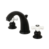 Victorian Two-Handle 3-Hole Deck Mount Widespread Bathroom Faucet with Pop-Up Drain