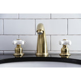 Victorian Two-Handle 3-Hole Deck Mount Widespread Bathroom Faucet with Pop-Up Drain
