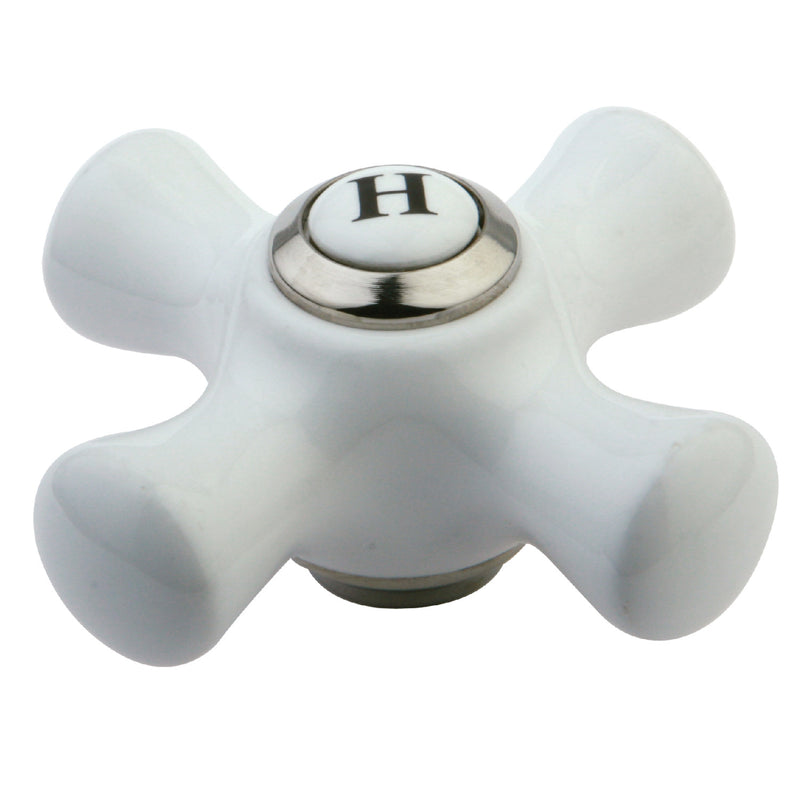 Porcelain Cross Handle (Hot Side)