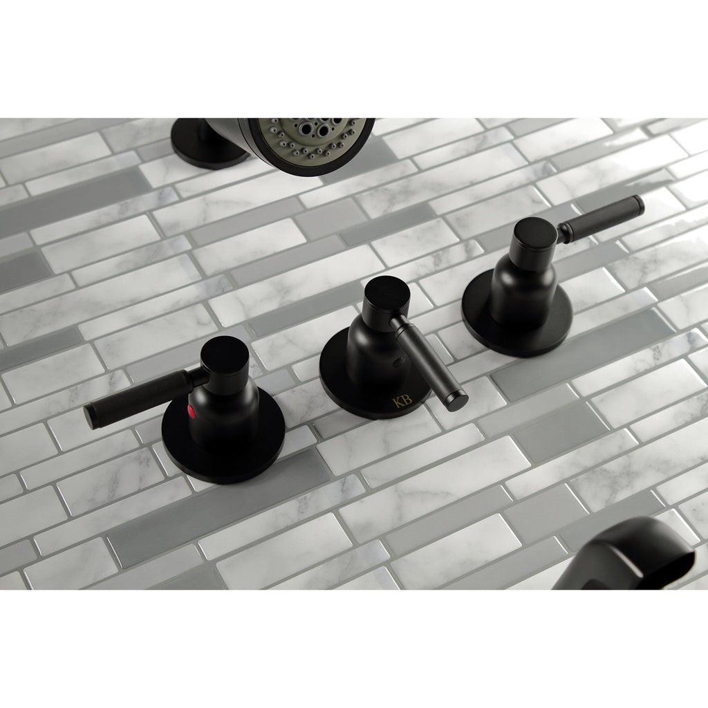 Kaiser Triple-Handle Tub and Shower Faucet