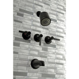 Kaiser Triple-Handle Tub and Shower Faucet