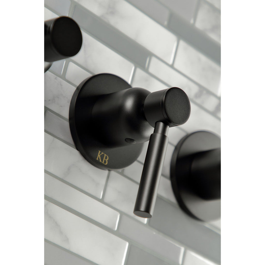 Concord Triple-Handle Tub and Shower Faucet