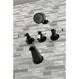 Paris Triple-Handle Tub and Shower Faucet