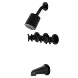 Concord Triple-Handle Tub and Shower Faucet
